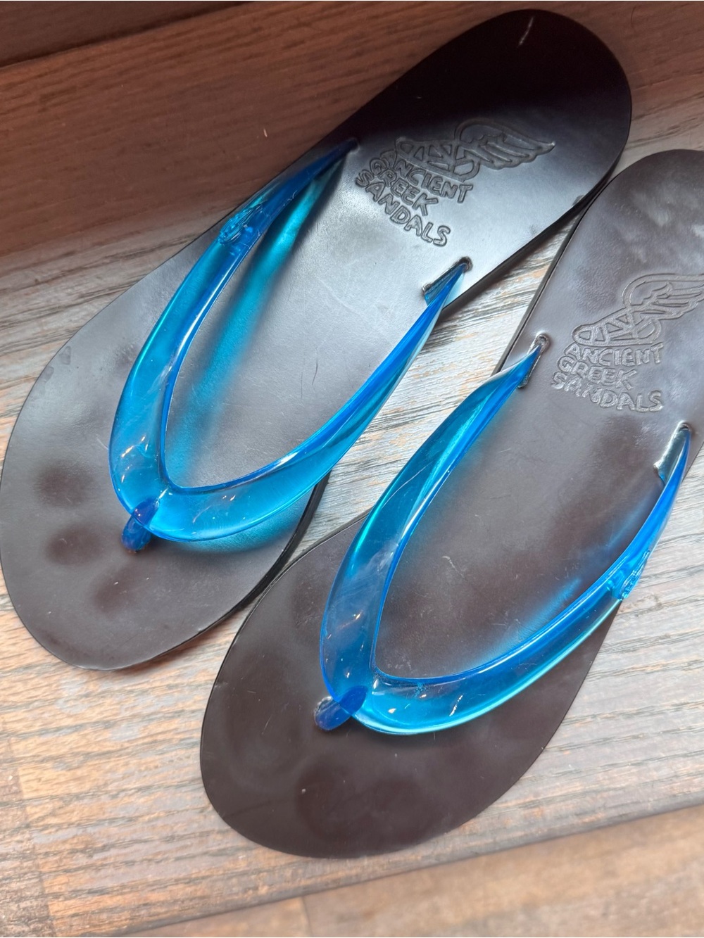Ancient Greek Jelly Flip Flop Sz. 38